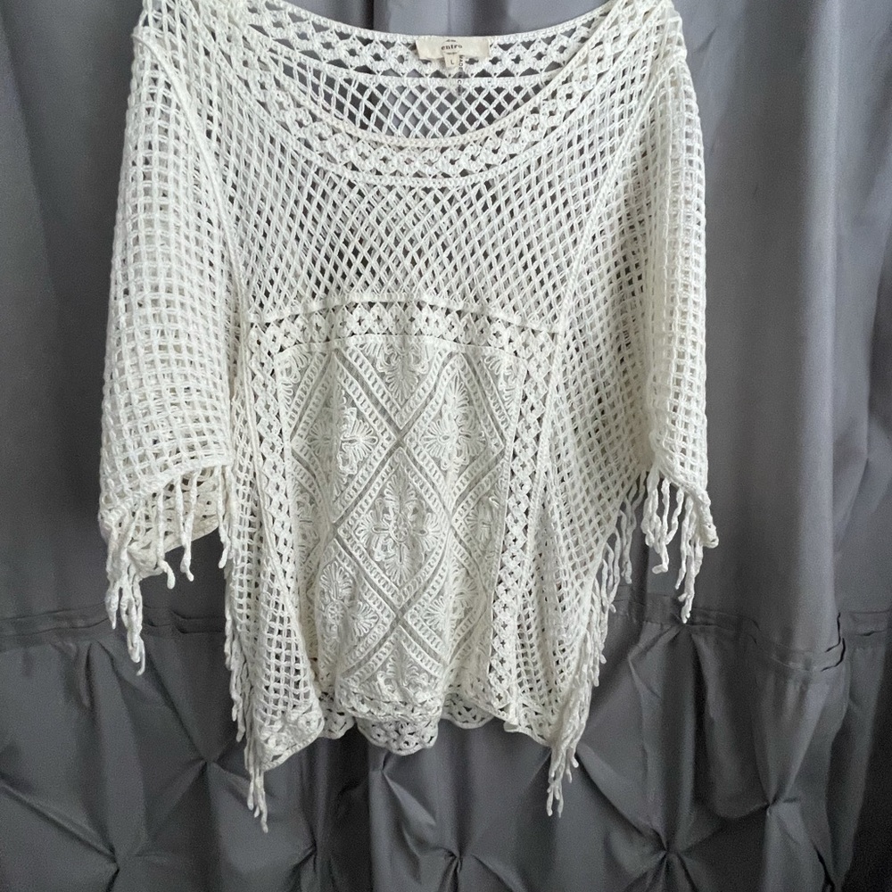 Fringe shawl